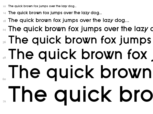 SF Old Republic font waterfall